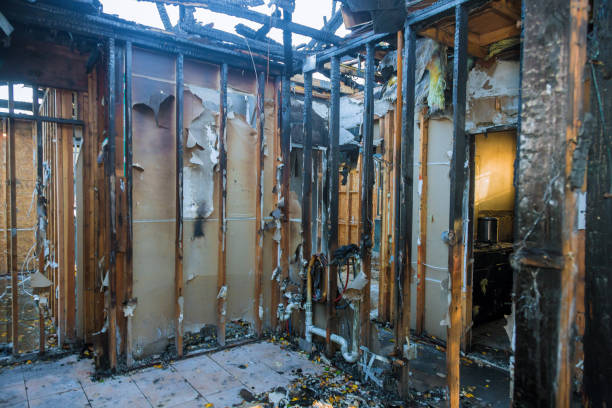 Professional Fire Damage Removal technician working in Pumpkin Center, NC